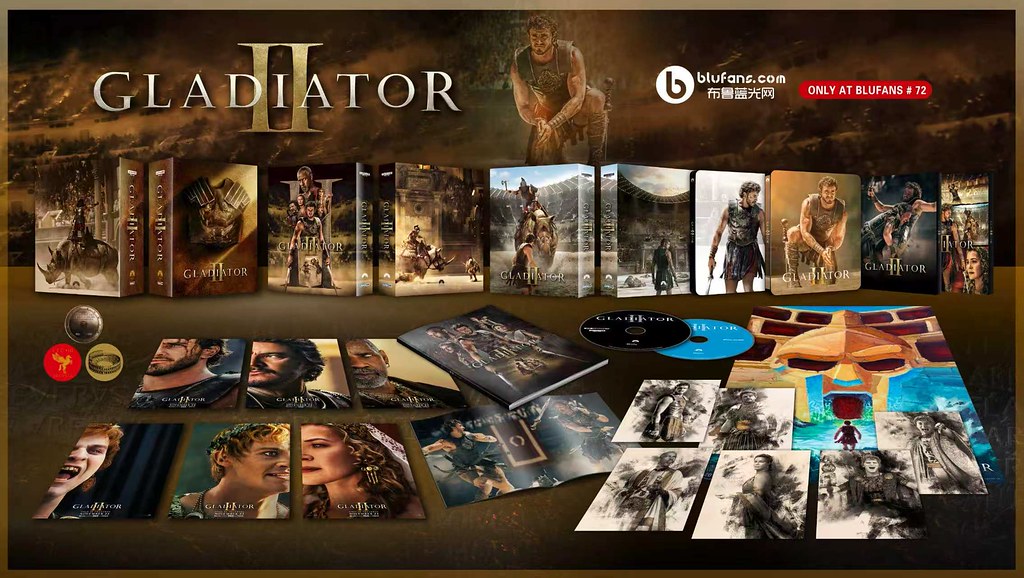 Gladiator II 4K 1-Click SteelBook (2024)(Blufans OAB#72)(China)