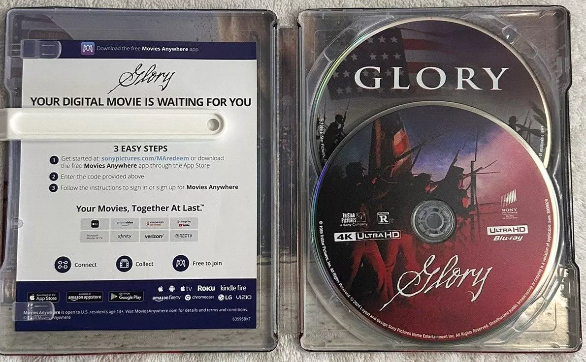 Glory 4K SteelBook (1989)