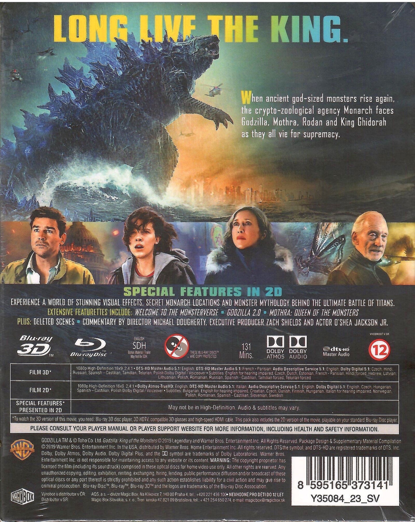 Godzilla: King of the Monsters 3D SteelBook (Czech)