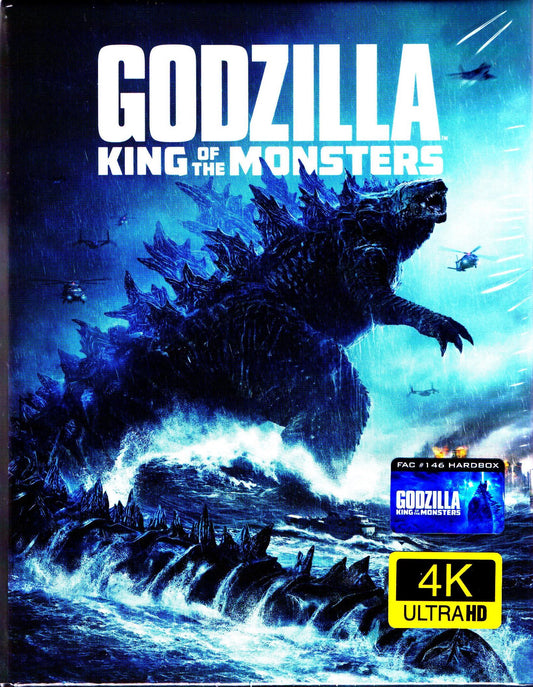 Godzilla: King of the Monsters 3D & 4K 1-Click SteelBook (FAC#146)(Czech)(EMPTY)(Slip Box)