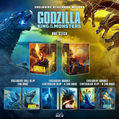Godzilla: King of the Monsters 4K 1-Click SteelBook (ME#44)(Hong Kong)