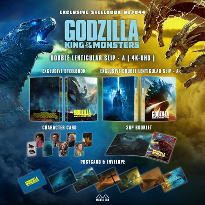 Godzilla: King of the Monsters 4K Double Lenticular A SteelBook (ME#44)(Hong Kong)