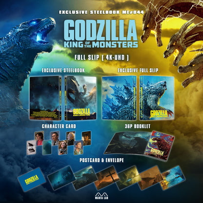 Godzilla: King of the Monsters 4K Full Slip SteelBook (ME#44)(Hong Kong)