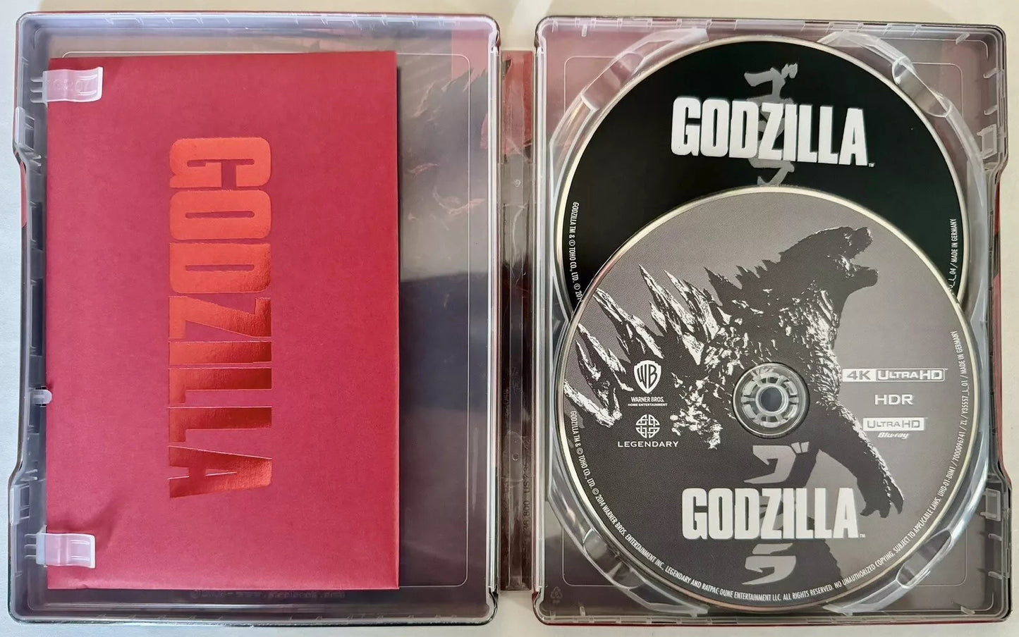 Godzilla 4K Full Slip SteelBook (2014)(ME#42)(Hong Kong)