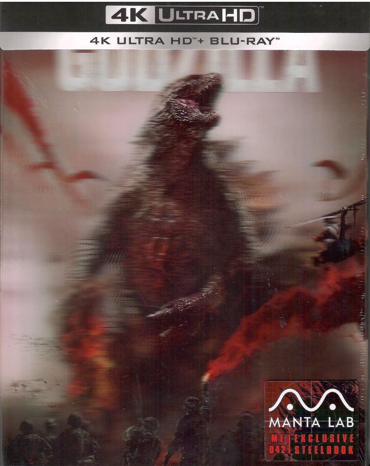 Godzilla 4K Double Lenticular A SteelBook (2014)(ME#42)(Hong Kong)