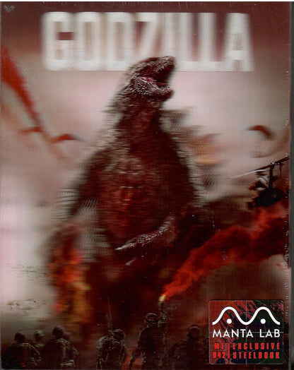 Godzilla 4K Double Lenticular A SteelBook (2014)(ME#42)(Hong Kong)