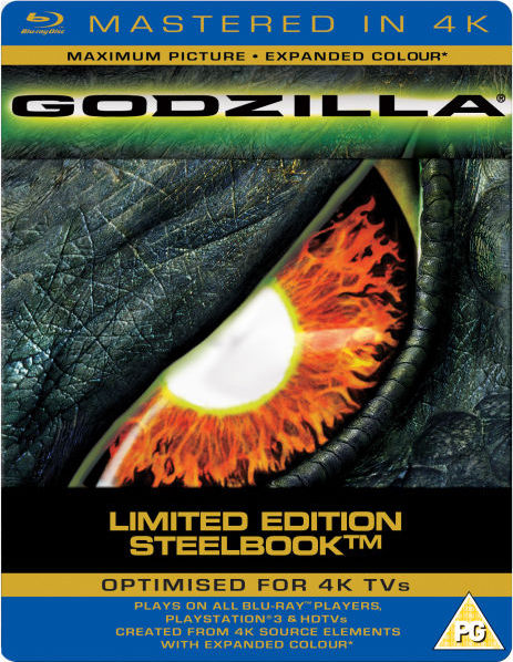 Godzilla SteelBook (Mastered in 4K)(1998)(UK)