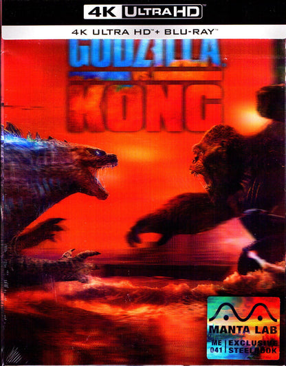 Godzilla Vs. Kong 4K Lenticular SteelBook (2021)(ME#41)(Hong Kong)