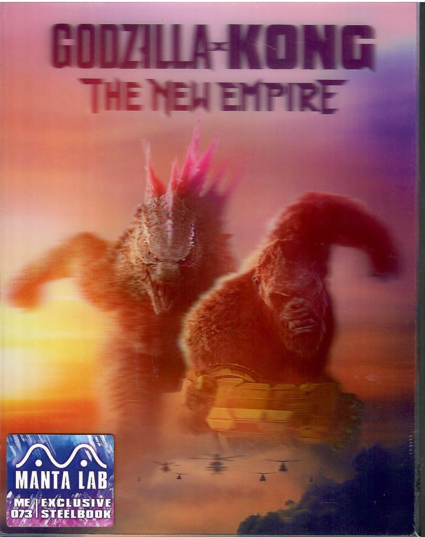 Godzilla X Kong: The New Empire 4K Double Lenticular B SteelBook (ME#73)(Hong Kong)