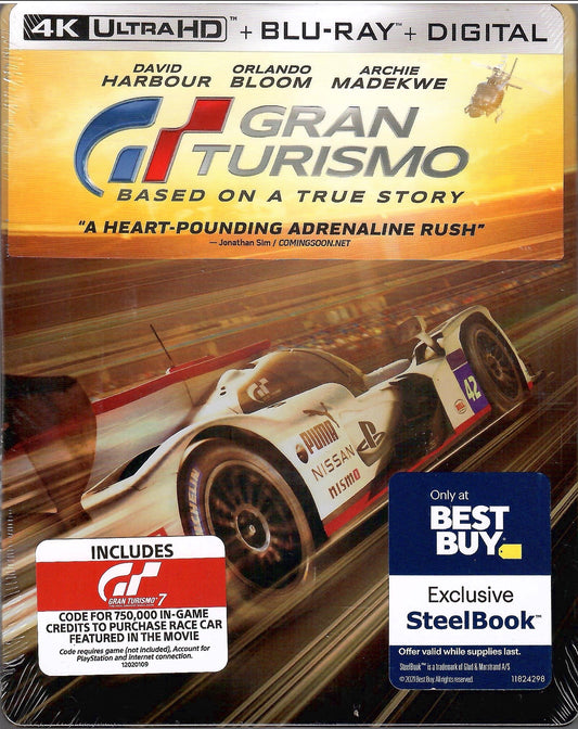 Gran Turismo 4K SteelBook (Exclusive)