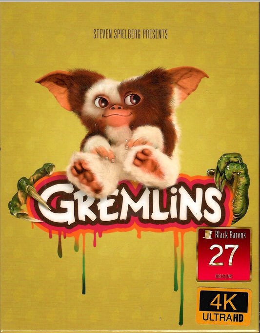 Gremlins 4K XL Full Slip SteelBook + Lenticular Magnet (BB#27)(Czech)