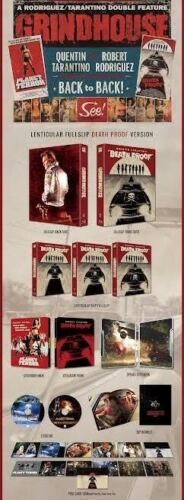 NEW sold Grindhouse Steelbook Bluray Planet Terror&Death Proof OOP Tarantino Blu-ray