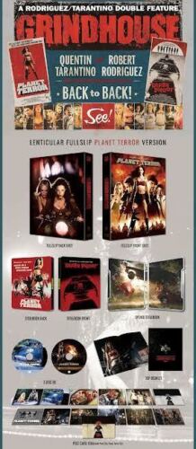 Grindhouse: Planet Terror / Death Proof Lenticular B SteelBook (NE#35)(Korea)