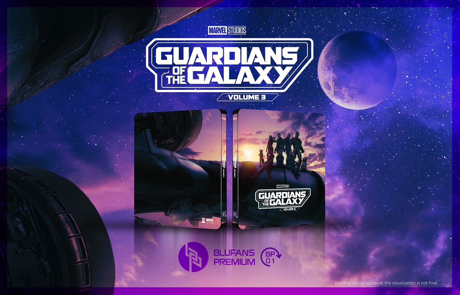 Guardians of the Galaxy: Vol. 3 Full Slip SteelBook  (2023)(BP#001)(EMPTY)(China)