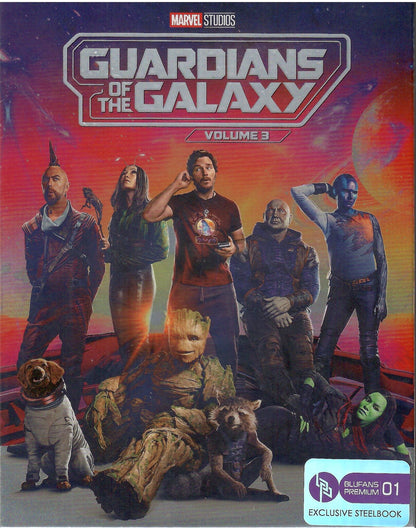 Guardians of the Galaxy: Vol. 3 Full Slip SteelBook (2023)(BP#001)(EMPTY)(China)