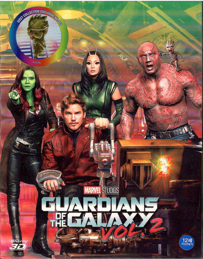 Guardians of the Galaxy: Vol. 2 3D Full Slip A1 SteelBook (2017)(WCE#02)(Korea)