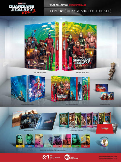 Guardians of the Galaxy: Vol. 2 3D Full Slip A1 SteelBook (2017)(WCE#02)(Korea)