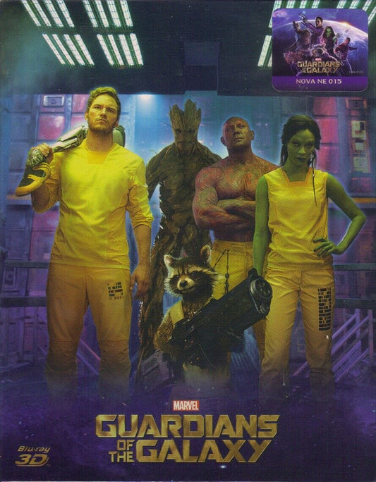 Guardians of the Galaxy 3D Full Slip B SteelBook (2014)(NE#15)(Korea)