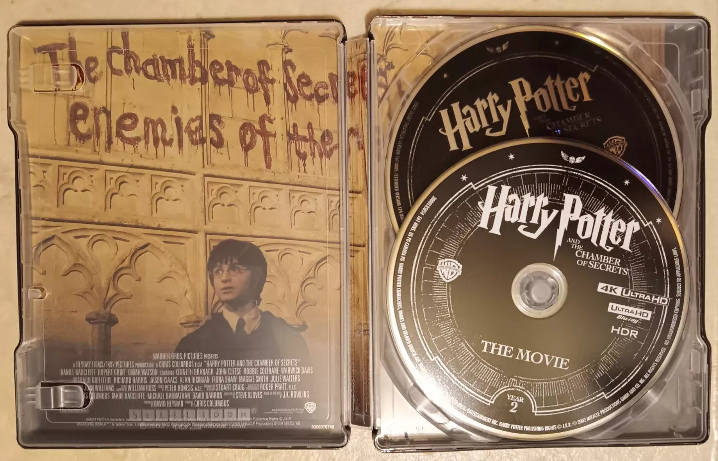 Harry Potter and the Chamber of Secrets 4K SteelBook