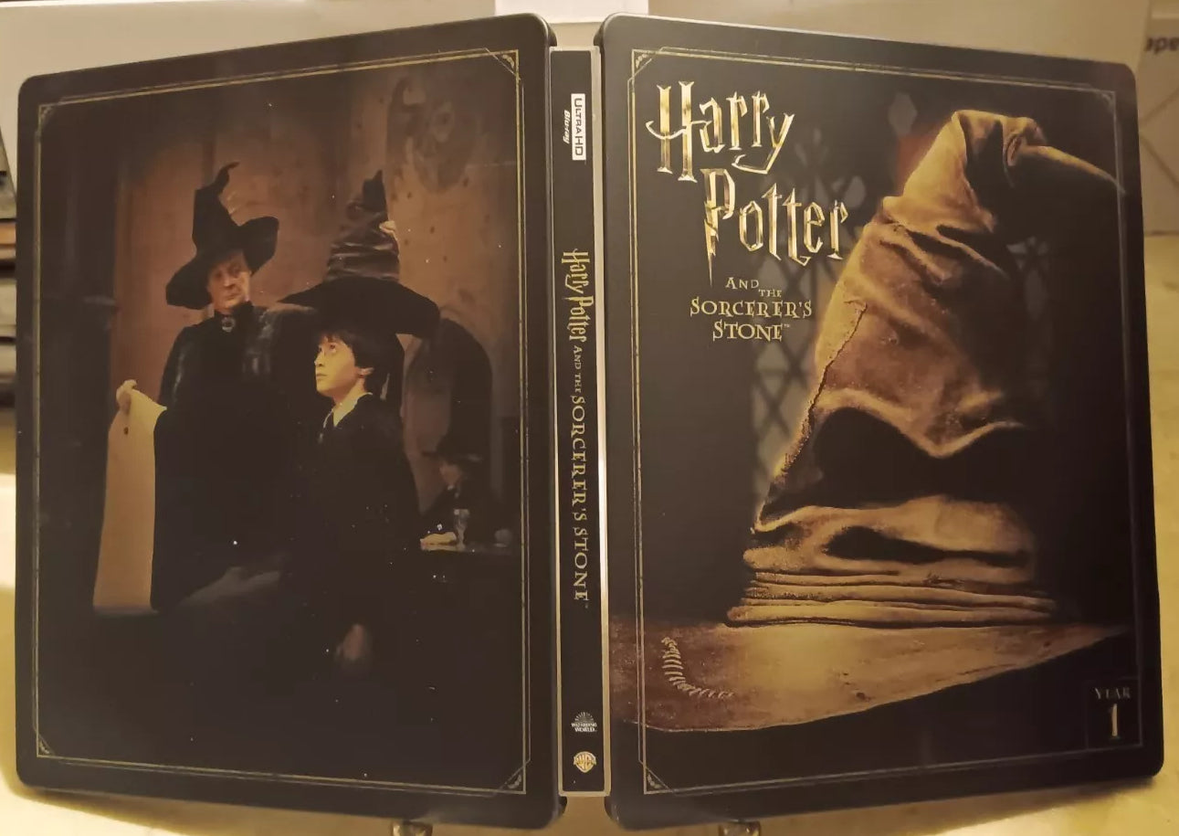 Harry Potter and the Sorcerer's Stone 4K SteelBook: Extended Edition ...