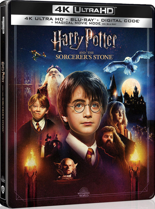 Harry Potter and the Sorcerer's Stone 4K SteelBook: Magical Movie Mode SteelBook (Exclusive)