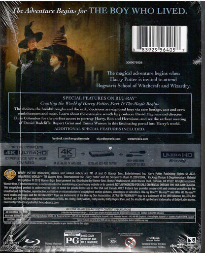 Harry Potter and the Sorcerer's Stone 4K: Extended Edition - Wizarding World Edition