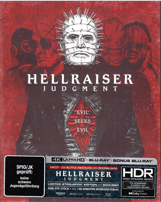 Hellraiser: Judgment 4K Full Slip B SteelBook (Germany)