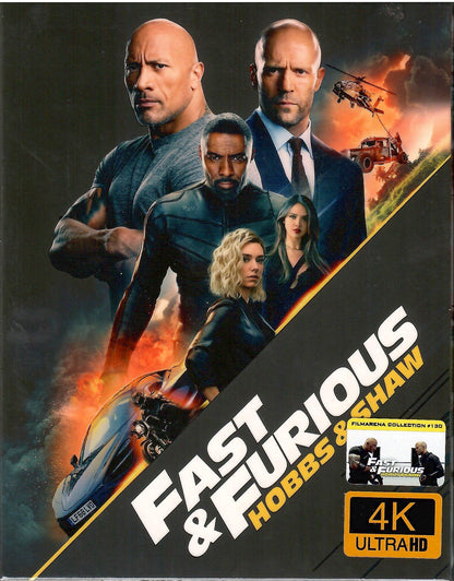 Fast and Furious Presents: Hobbs and Shaw 4K Full Slip SteelBook + Lenticular Magnet (FAC#130)(Czech)