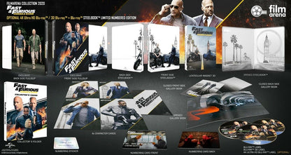 Fast and Furious Presents: Hobbs and Shaw 4K Full Slip SteelBook + Lenticular Magnet (FAC#130)(Czech)