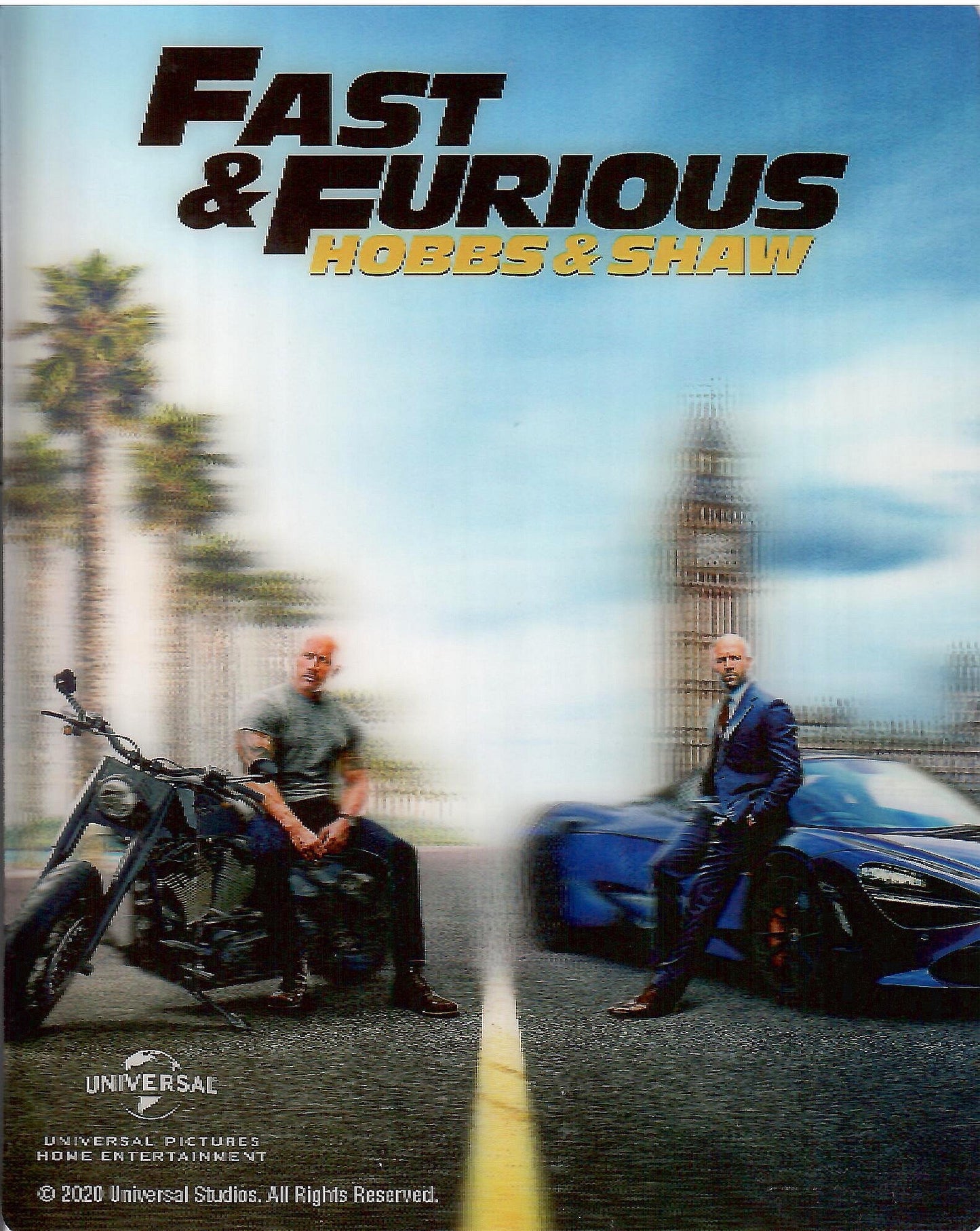 Fast and Furious Presents: Hobbs and Shaw Lenticular Magnet For SteelBook (FAC#130)(Czech)