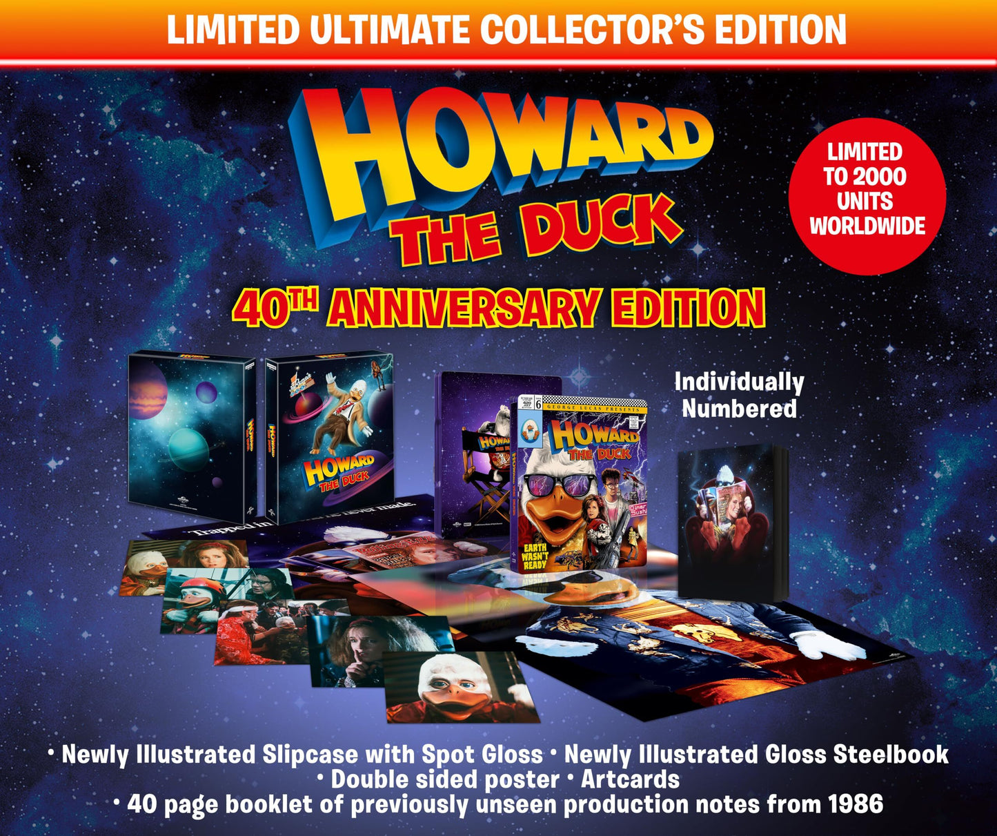 [Pre-Order] Howard the Duck 4K Full Slip SteelBook: Ultimate Collector's Edition (UK)