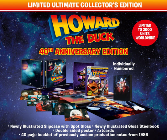[Pre-Order] Howard the Duck 4K Full Slip SteelBook: Ultimate Collector's Edition (UK)