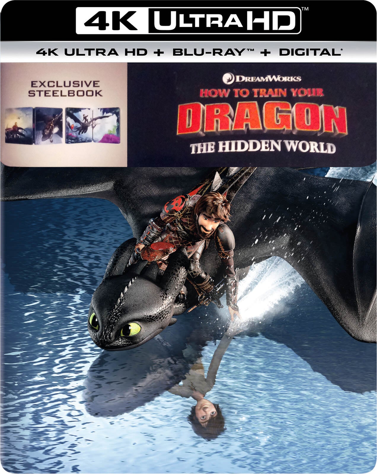 How to Train Your Dragon: The Hidden World 4K SteelBook (Exclusive)