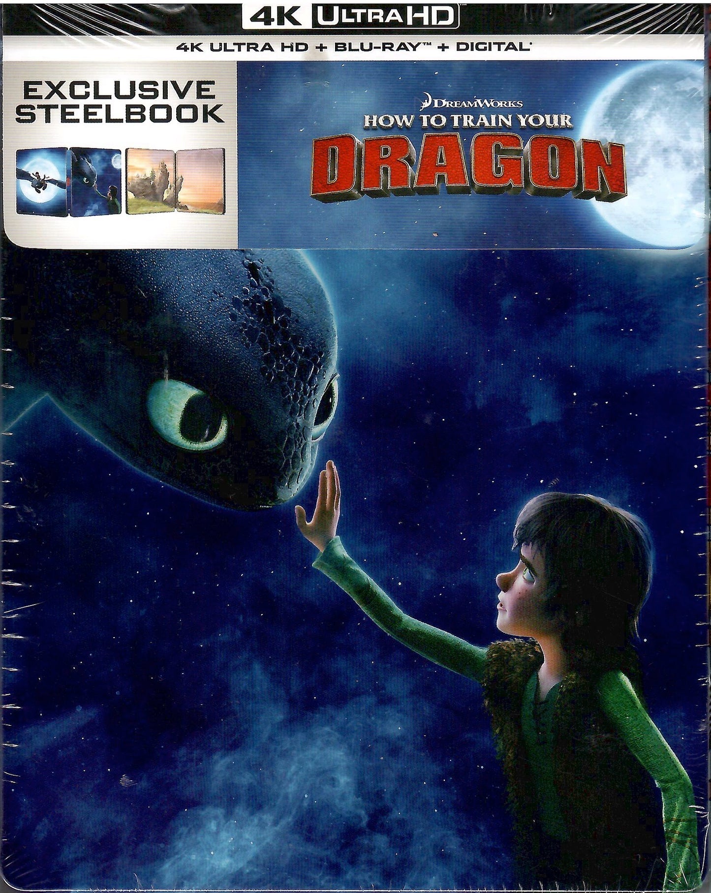 How to Train Your Dragon 4K SteelBook (2010)(Exclusive)