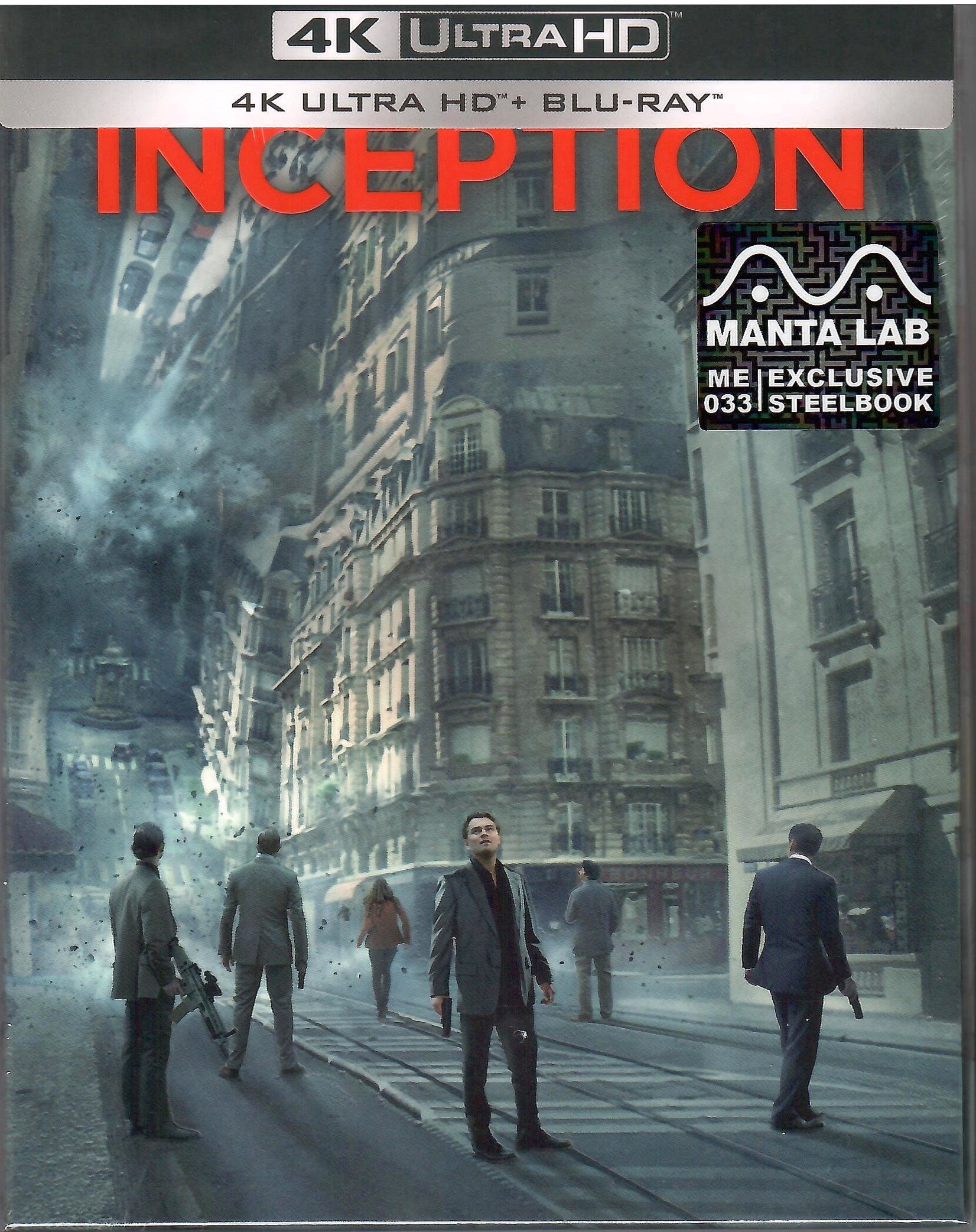 Zip File Inception Inception 4K Full Slip SteelBook (ME#33)(Hong Kong) – Blurays For Everyone