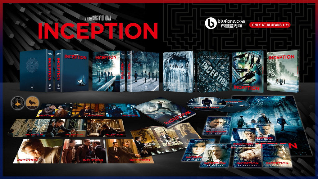 Inception 4K XL Full Slip SteelBook (Blufans OAB#71)(China)