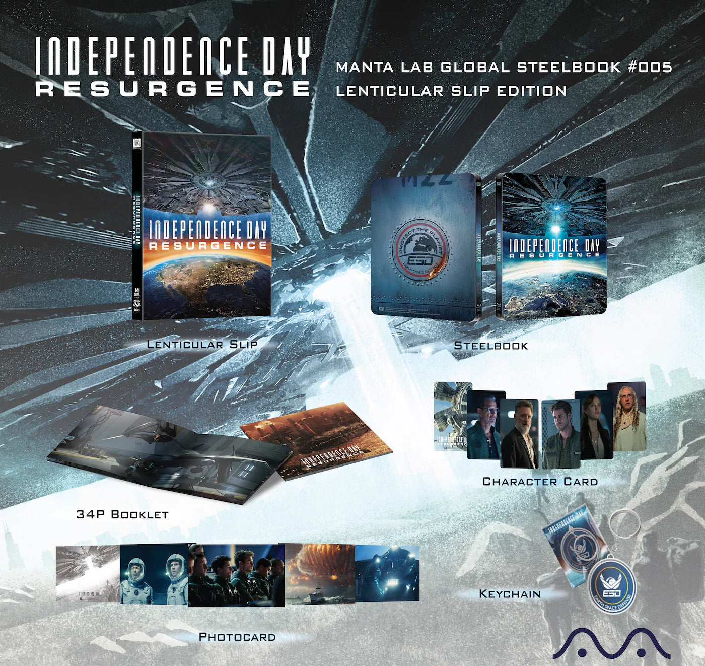 Independence: Resurgence 3D Lenticular SteelBook (MG#05)(Hong Kong)