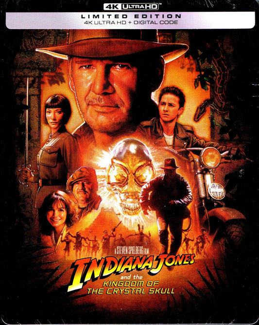 Indiana Jones and the Kingdom of the Crystal Skull 4K SteelBook
