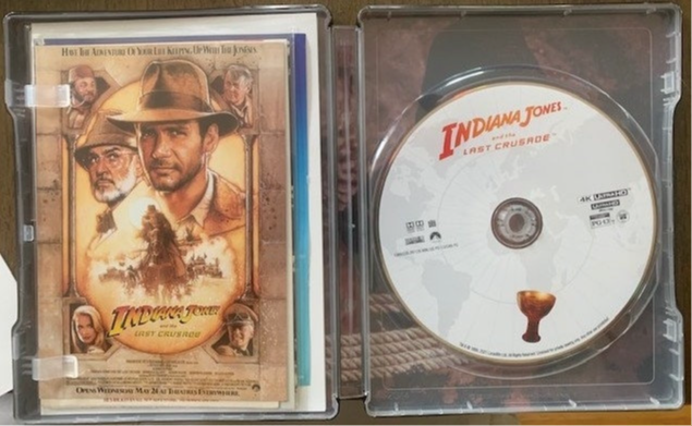Indiana Jones and the Last Crusade 4K SteelBook