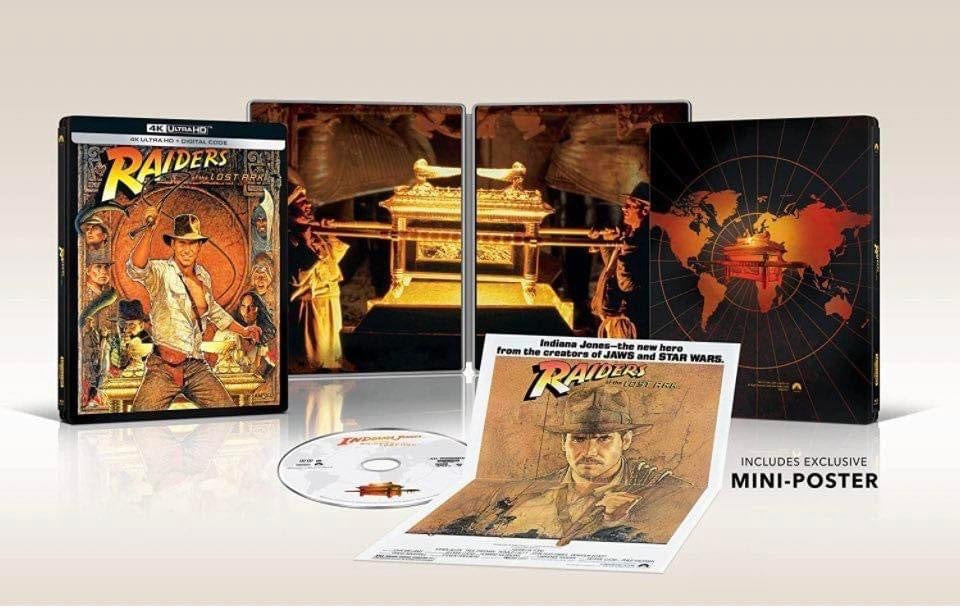 Indiana Jones and the Raiders of the Lost Ark 4K SteelBook