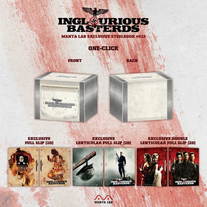 Inglourious Basterds 1-Click SteelBook (ME#23)(Hong Kong)(EMPTY)(Slip Box)