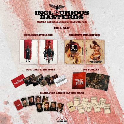 Inglourious Basterds Full Slip SteelBook (ME#23)(Hong Kong)