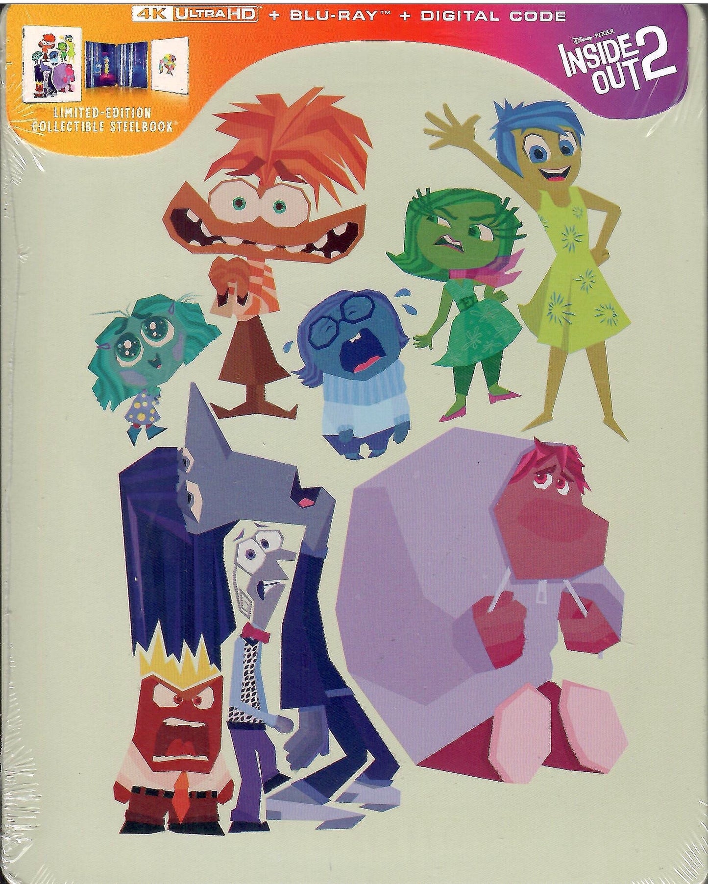 Inside Out 2 4K SteelBook (2024)