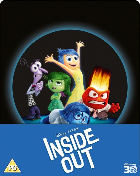 Inside Out 3D SteelBook (2015)(UK)