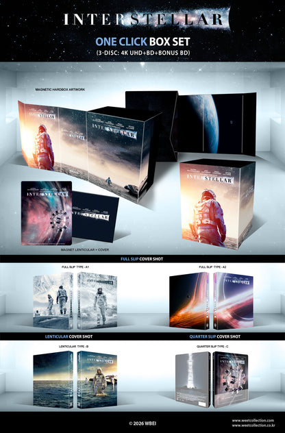 Interstellar 4K 1-Click SteelBook (WCE#31)(Korea)