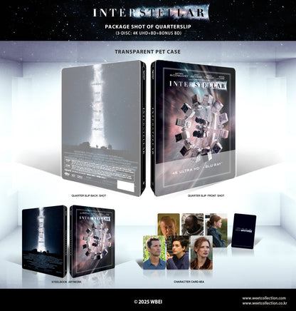 Interstellar 4K 1/4 Slip SteelBook (WCE#31)(Korea)