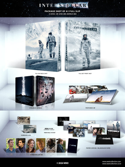 Interstellar 4K Full Slip A1 SteelBook (WCE#31)(Korea)