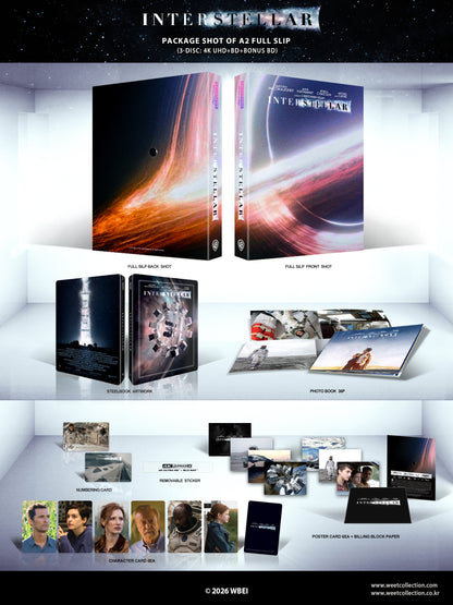 Interstellar 4K Full Slip A2 SteelBook (WCE#31)(Korea)