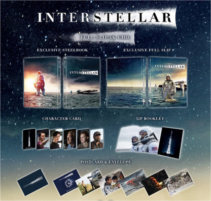 Interstellar 4K 1-Click SteelBook (ME#34)(Hong Kong)