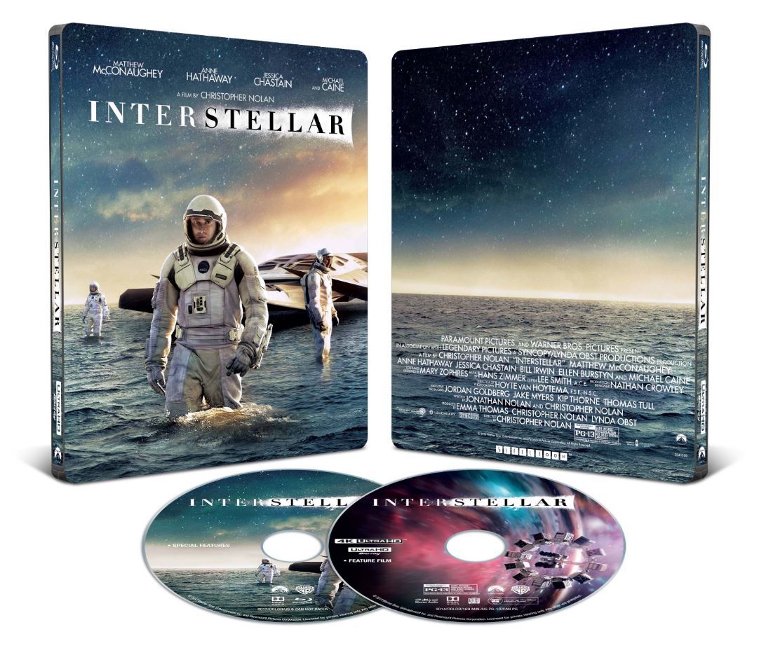 Interstellar 4K Steelbook outlet OOP RARE